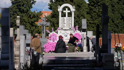 Северное кладбище в Варшаве.День Всех Святых | Пикабу