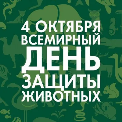 День защиты животных" - Коллективная работа - аппликация | скачать и  распечатать