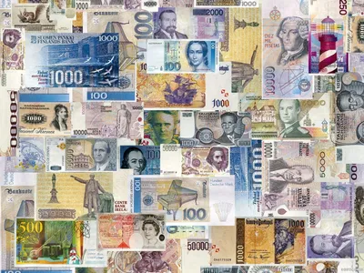 Денежные купюры и монеты разных стран | РИА Новости Медиабанк