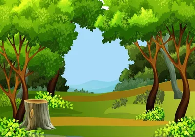 картинки деревьев для детей - Поиск в Google | Autumn trees, Fall clip art,  Tree clipart