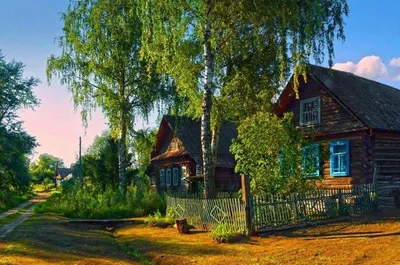 Российская деревня летом - 54 фото