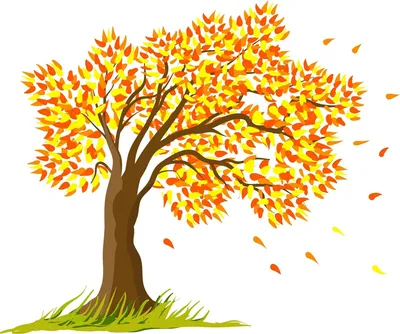 Красивое кленовое дерево осенью …» — создано в Шедевруме