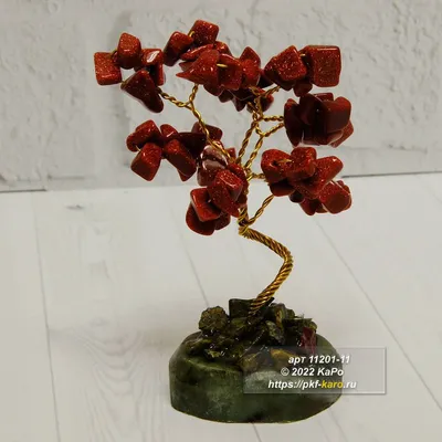 Купить Дерево счастья из коралла "Мелодия весны" в интернет-магазине  Подарок Камни