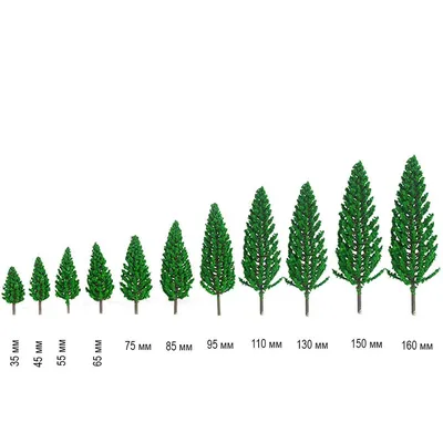 Купить миниатюрное дерево Туя для макетов в Алматы - 