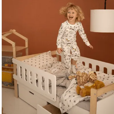 Детская кровать с выкатным спальным местом Софт 3D RAUS | Цена 15930 руб. в  Новотроицке на Диванчик-Екб