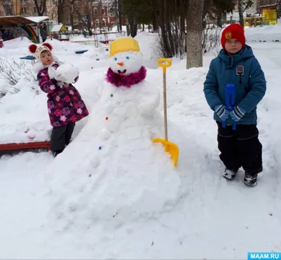 Зимние игры-забавы на прогулке (9 фото). Воспитателям детских садов,  школьным учителям и педагогам - Маам.ру