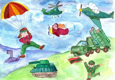 Нарисовать Рисунок Ко Дню Защитника Отечества (50 Фото)