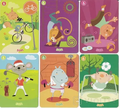 Весна-Дизайн Развивающая игра детские карточки Глаголы в картинках