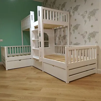 Детская кровать Бабочки 1,6 купить в Санкт-Петербурге | Детская от магазина  Место Мебели