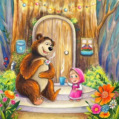 Маша и Медведь — картинки для детей скачать онлайн бесплатно