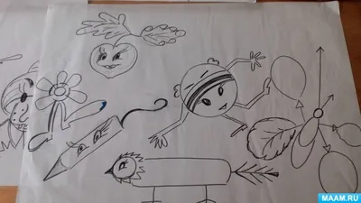 Скачать - Детские рисунки животных — стоковая иллюстрация | Childrens  drawings, Doodle drawings, Happy cartoon