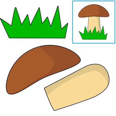 Гриб рисунок - 45 фото