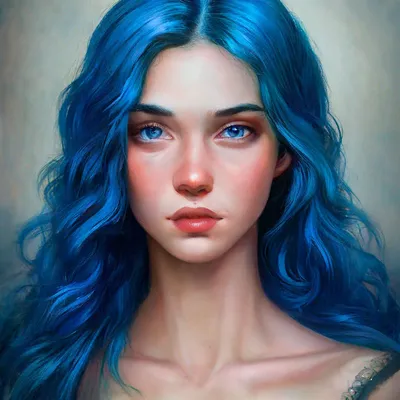 Девушка с голубыми волосами: фото на аву - SY | Голубые волосы, Волосы,  Девочка