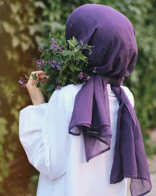 Девушки в платке мусульманки без лица - 44 фото