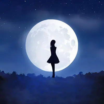 девушка на фоне большой луны, фантастика | Raincoat, Normcore, Style