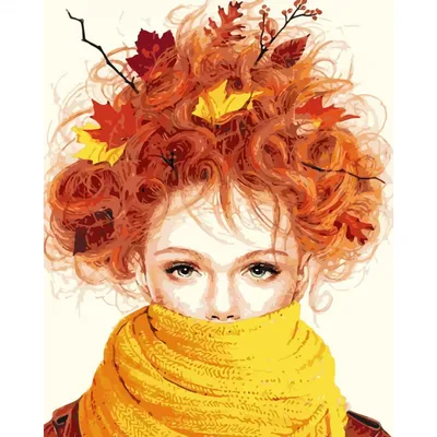 Девушка осень - Осенняя открытка из рубрики "Красивые открытки бесплатно" |  Нейронный Арт | Дзен