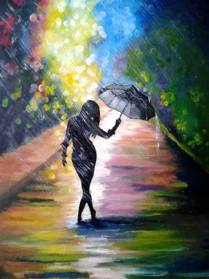 Девушка, #Зонт, #Дождь, #аватары, #картинки, #фотки, #арт,  /kartinka/2380 | I love rain, Love rain, Walking in the  rain