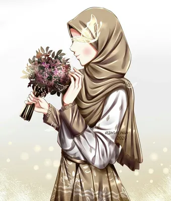 Девушка в хиджабе с короной картинки