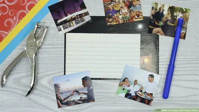 3 Ways to Create a DIY Photo Album - wikiHow