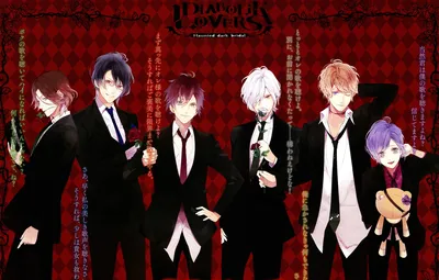 Обои аниме, арт, парни, вампиры, братья, Diabolik Lovers, дьявольские  возлюбленные картинки на рабочий стол, раздел прочее - скачать