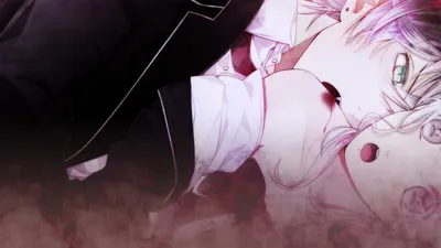 Обои Diabolik lovers, Аято, Юи, кровь, дьявольские возлюбленные на рабочий  стол