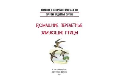 Книга Картотека предметных картинок. Выпуск 9. Домашние, перелетные, зимующие  птицы. 3-7 лет.(Новый формат) ФГОС. Наглядный дидактический материал. •  Нищева Н.В. - купить по цене 209 руб. в интернет-магазине  |  ISBN 978-5-90693-762-9