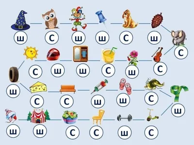 Задания на дифференциацию звуков С-Ш и Р-Л. Блог Лого-Эксперт