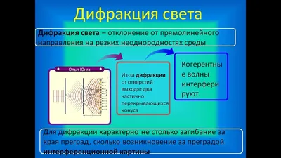 16. Принцип Гюйгенса — Френеля. Дифракция света. Дифракционная решетка: