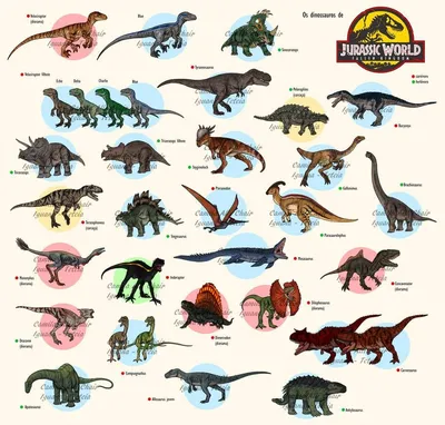 Виды динозавров в картинках - 82 фото