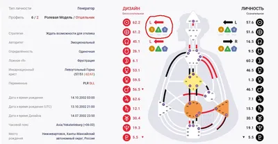 Расшифровка карты Дизайн Человека для детей (Москва). Самопознание.ру