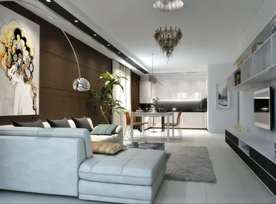 Дизайн 3-комнатной квартиры 108 кв. м. в стиле минимализм - портфолио ГК  «Фундамент»