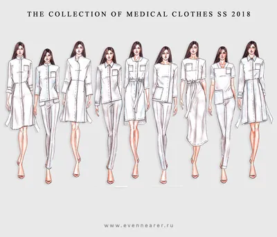 Эксклюзивный дизайн медицинской одежды на заказ | Freelance Fashion Designer