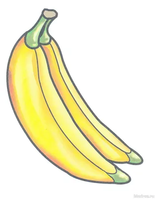 Картинки для детей банан - 29 фото