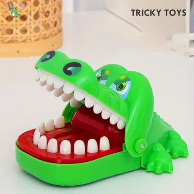 Забавная игрушка "Крокодил-покусатель" и "Акула-покусатель" - идеальный  способ развлечь детей и расслабиться! - купить с доставкой по выгодным  ценам в интернет-магазине OZON (1287811873)