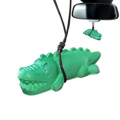 Висячий крокодил подвесной Декор мультфильм качающийся Автомобиль Подвеска  портативный автомобильный интерьер аксессуары для детей крокодил украшение  автомобиля | AliExpress