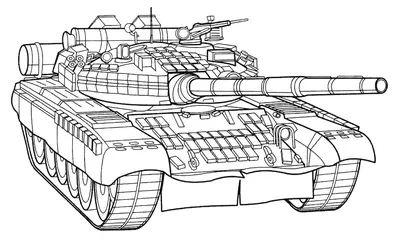 Сборная модель Советский тяжелый танк КВ-2 (карикатура, сборка без клея,  для детей)