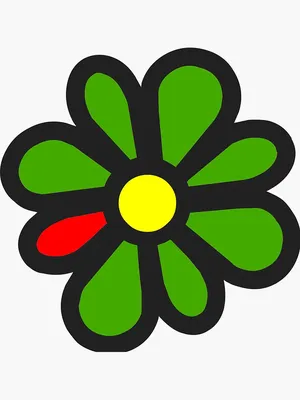 Retro 90s Y2K ICQ Flower Logo Sticker Vintage Computer AIM Sticker Y2K  Glitter Sticker - Etsy Denmark