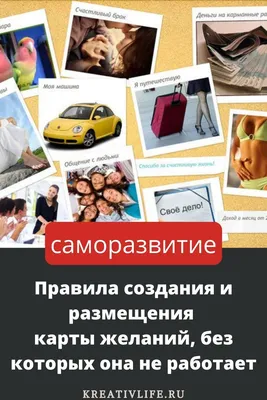 Плакат желаний: как сделать, чтобы он работал | Карта желаний, Карта, Плакат