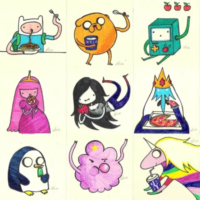 Идеи для личного дневника ♡ Adventure Time / Время Приключений - YouTube
