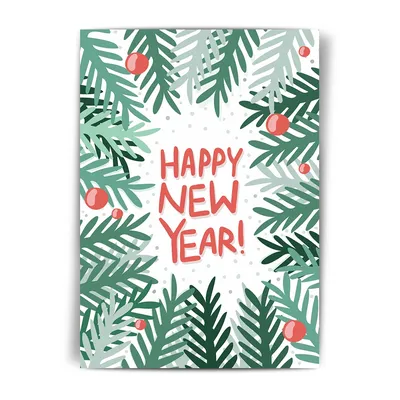 Купить недорогие прикольные открытки с Новым Годом