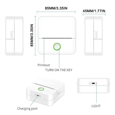 1 шт., мини-принтер для печати наклеек, ошибка Bluetooth Pr Y8N8 |  AliExpress