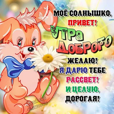 Красивые картинки "Доброе утро, Любимая!" (264 шт.)