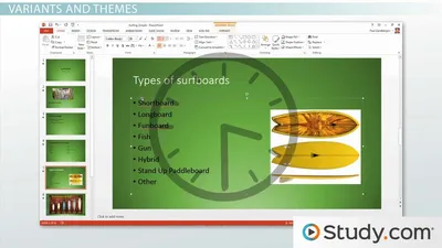 Use Design Ideas in PowerPoint to create an animated title slide - Extra  Credit