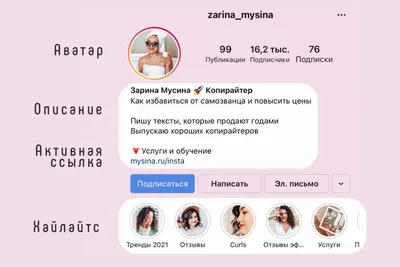 Блог МАЭР - Школа SMM: как правильно оформить профиль в Instagram