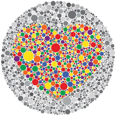 Тест Ишихара на дальтонизм — таблица для водителей с ответами