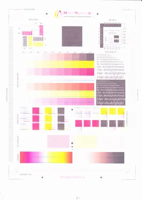 Качество печати текста на струйных принтерах