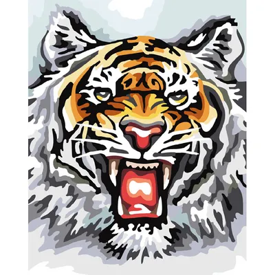 Набор для раскрашивания по номерам Selecta «Тигры» 30х40 см — купить в  интернет-магазине «Домаркет» с доставкой в Москве или самовывозом