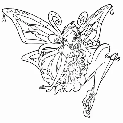 раскраски винкс тайникс - Поиск в Google | Fairy tattoo, Coloring pages for  girls, Colouring pages