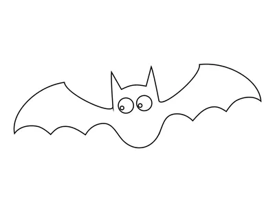 How to draw a bat step by step. Halloween drawing - YouTube