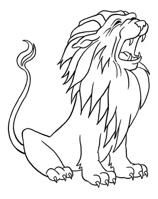 Рисунки льва для срисовки (18 фото) 🔥 Прикольные картинки и юмор |  Рисунки, Рисунок карандашом, Рисовать
